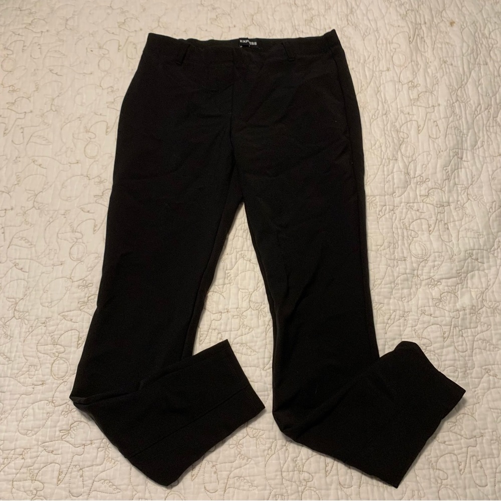 Express mid rise work pants leggings #105